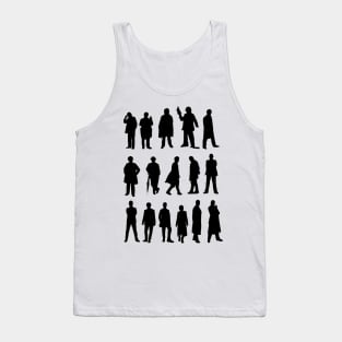 All doctors Silhouettes Tank Top